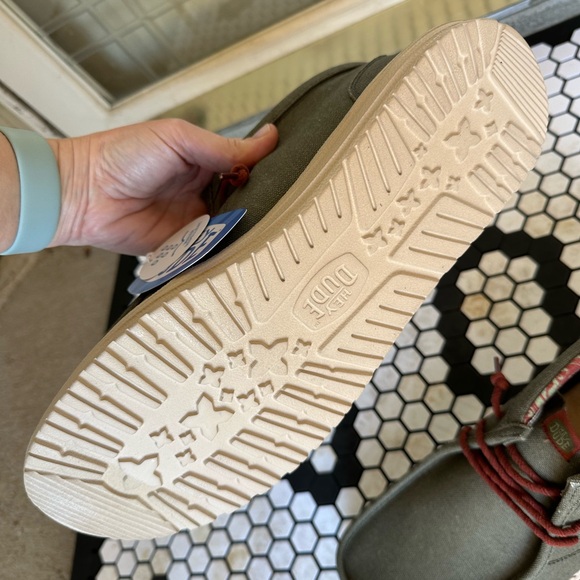 HEYDUDE Wally Mid Men's Sneaker Boot - Olive booties - Picture 7 of 8